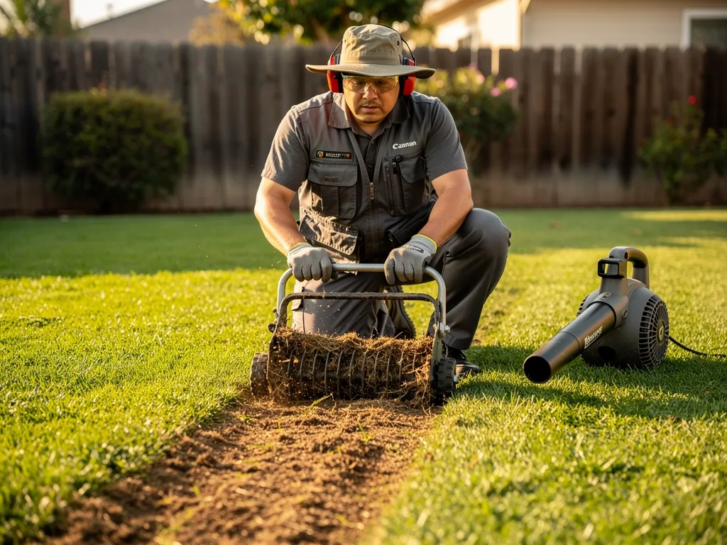 Lawn Dethatching